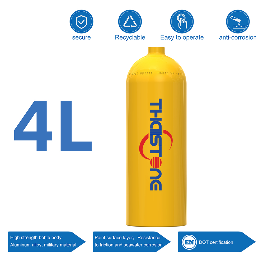 Aquatic Diving - 1PC TPED Scuba Tank (No Regulator),
