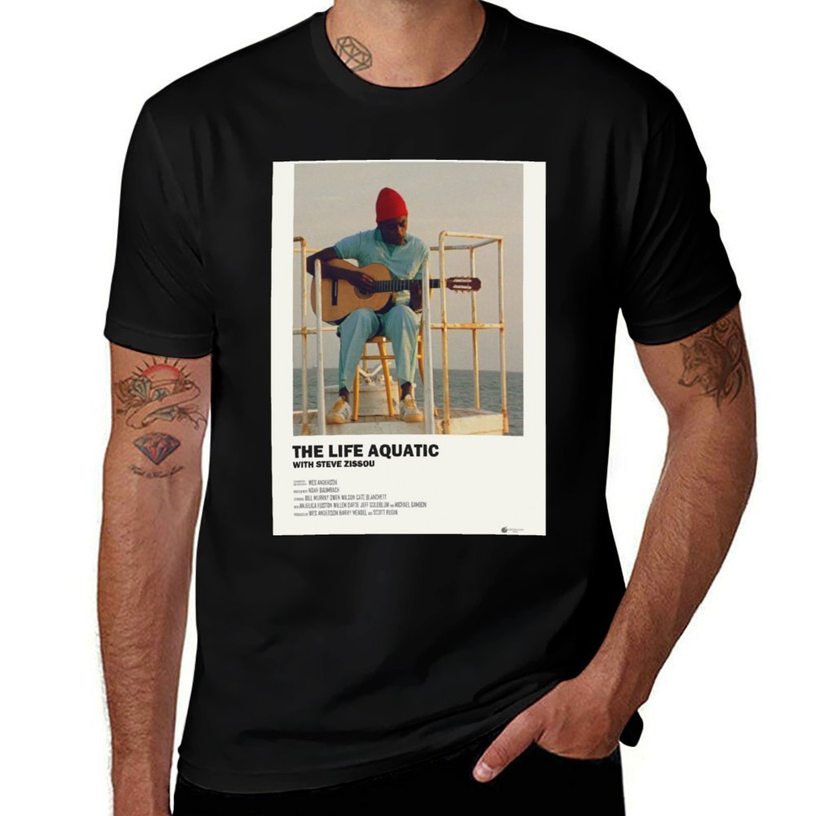The Life Aquatic Poster T-Shir - Aquatic Sports Activities ulasan dan harga