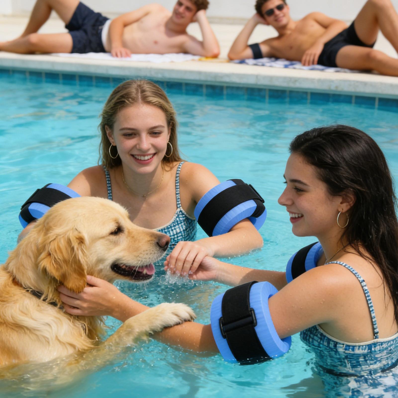 2pcs Foam Swimming Float Ring  - Aquatic Sports Swimming ulasan dan harga