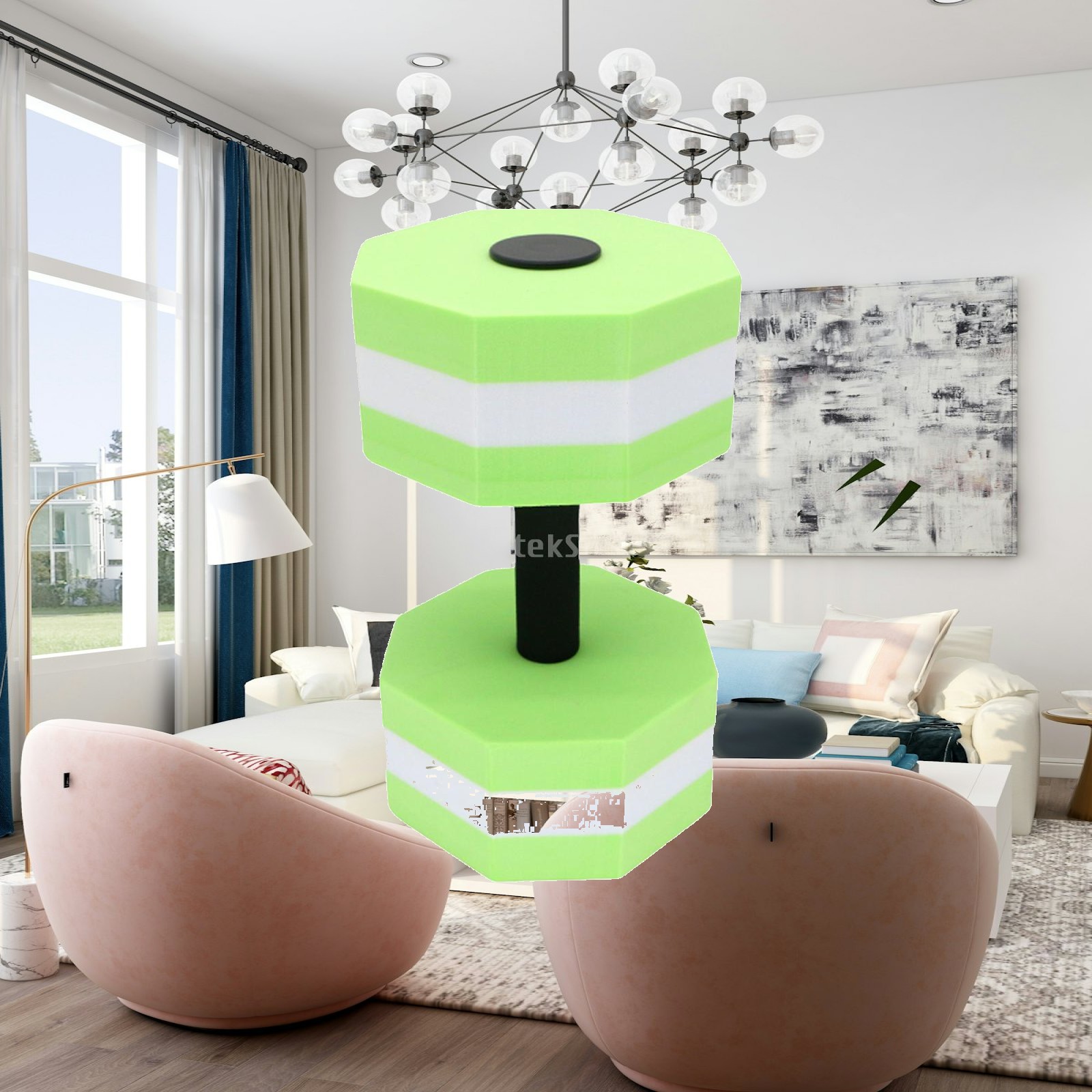 EVA Floating Aquatic Dumbbell  - Aquatic Aerobics ulasan dan harga