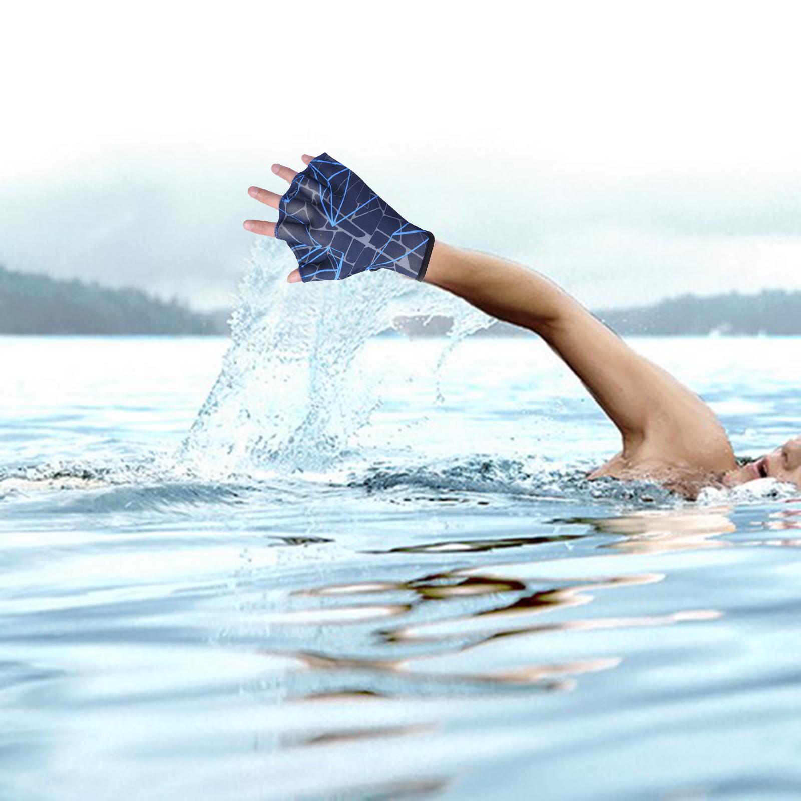 Professional Swimming Gloves U - Aquatic Sports Swimming ulasan dan harga