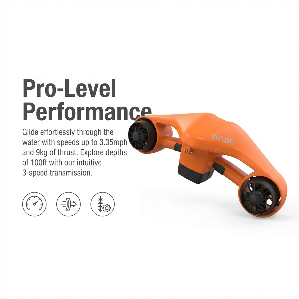 Electric Sea Scooter 30m Under - Aquatic Diving ulasan dan harga