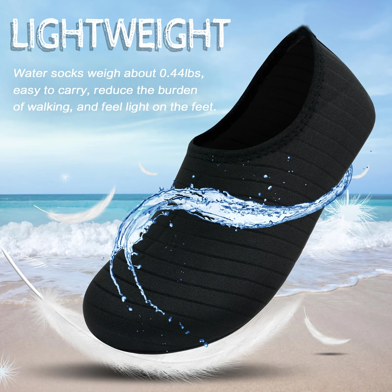 1Pair Water Shoes Women Men Ba - Aquatic Sports Shoes ulasan dan harga