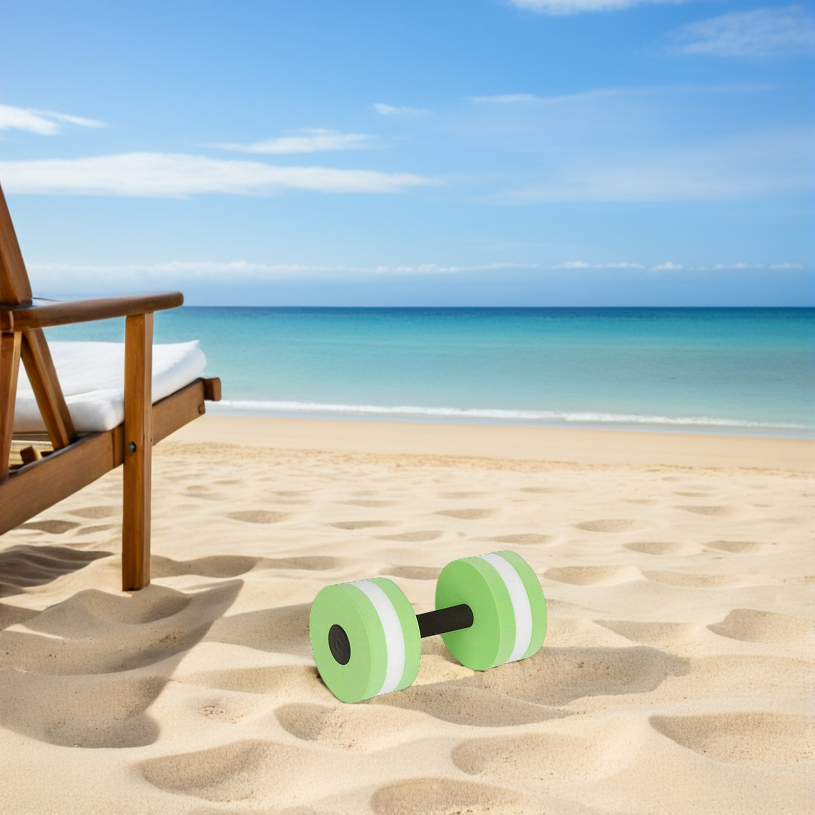 2Pcs Eva Foam Water Barbells A - Aquatic Aerobics ulasan dan harga