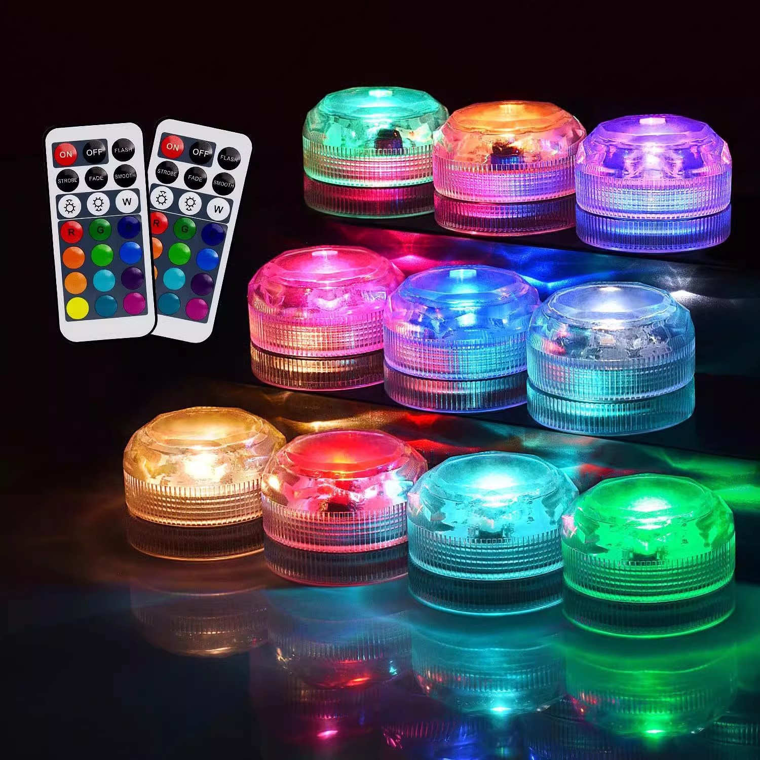 Remote Control RGB Decorative  - Underwater Flashlight ulasan dan harga