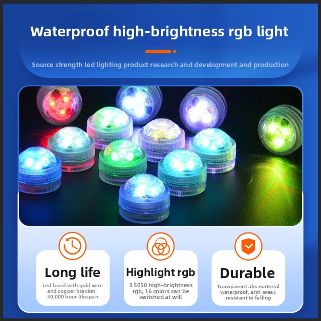 Remote Control RGB Decorative  - Underwater Flashlight ulasan dan harga